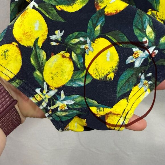 NipTuck Navy Lemon Citrus Built-in Padded Bra One-Piece Swimsuit Size 6 Slimming - Picture 13 of 13